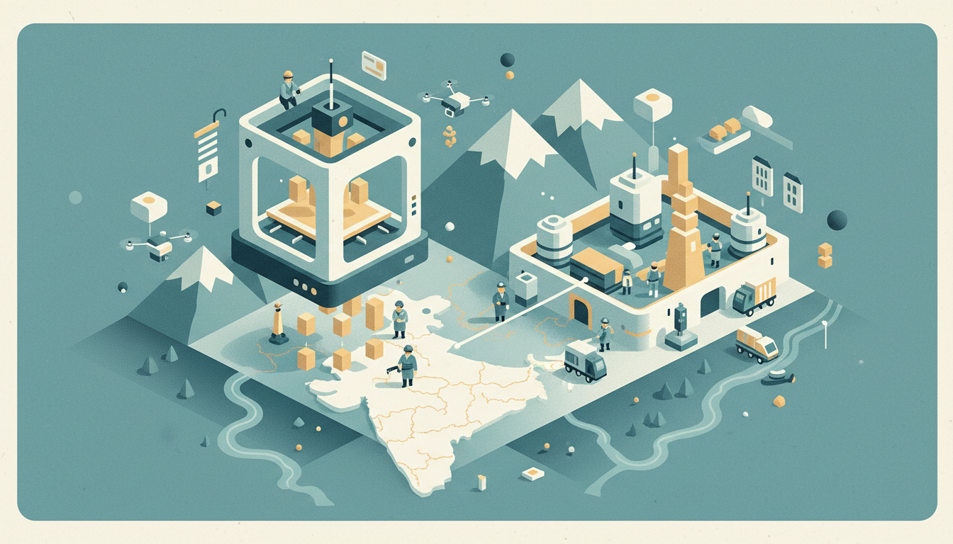 How 3D Printing Is Turning Construction into a Weapon on India’s Highest Frontiers