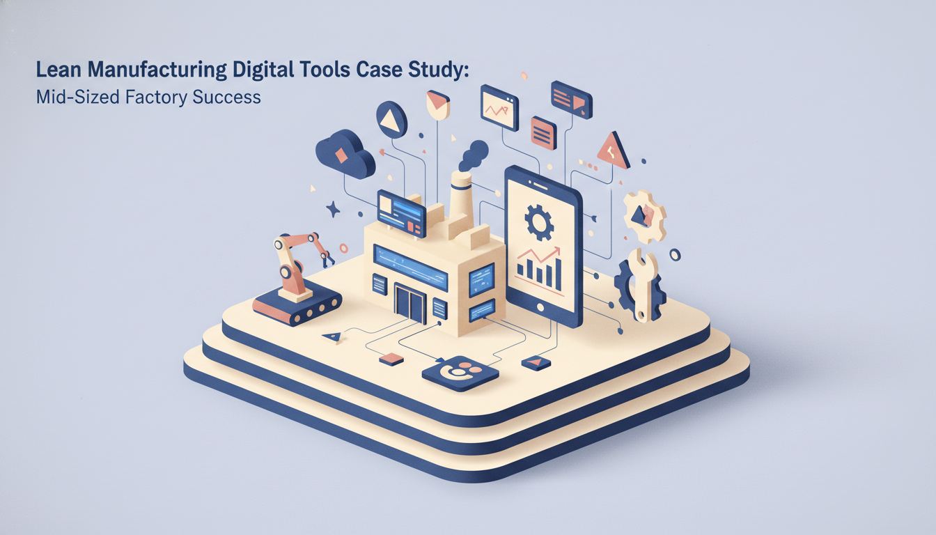 Case Study: Achieving Lean Manufacturing Goals with Digital Tools in a Mid-Sized Factory